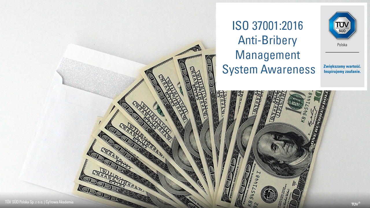 ISO 37001:2016 Anti-Bribery Management Systems Awareness E-Learning Course